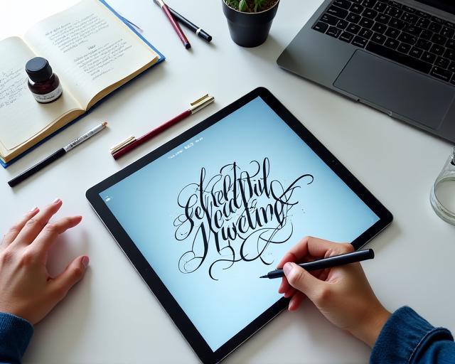 Caligrafía digital para redes